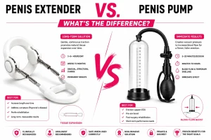 Penis Extender vs Penis Pump: What's the Difference